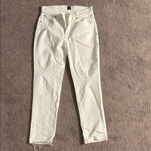 Gap Women’s Straight Leg White Jeans
